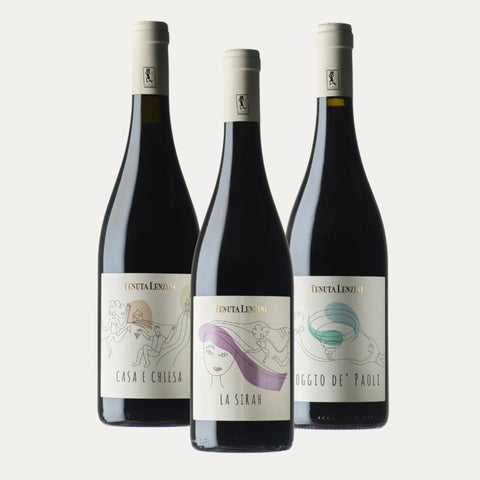 Lenzini Trio – 3 biodynamische Rotweine aus der Toskana