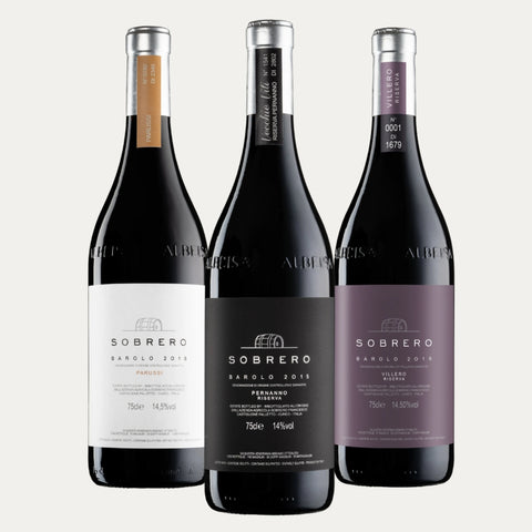 Sobrero Barolo Lover Pack - 3 Spitzenweine aus dem Piemont