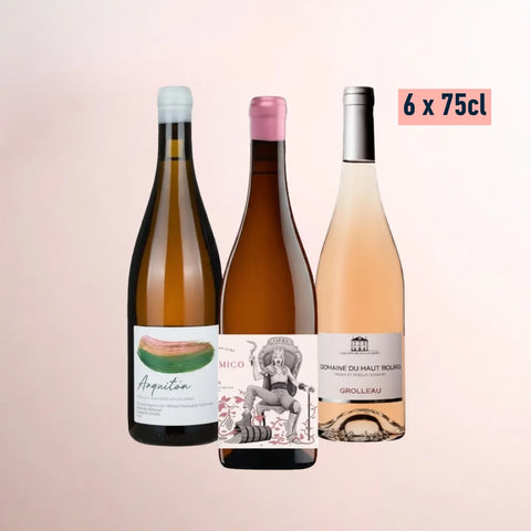 Drei Nuances von Rosé - 6 Flaschen